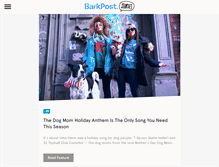 Tablet Screenshot of barkpost.com